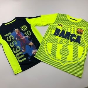 FCB Barca Messi Soccer Shirts Bundle